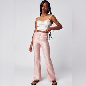 🆕 Kim Shui | Pink Pailette Sequin Pants NWT